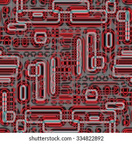 intersected mosaic seamless pattern
