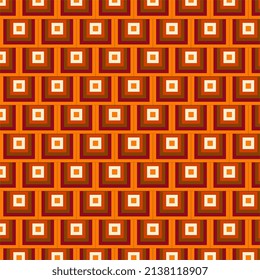 
Intersected squares seamless background pattern, autumn colorful intertwined squares vector eps10