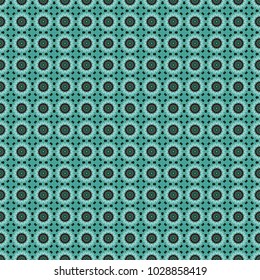 Intersecting curved elegant stylized leaves and scrolls forming in gray, brown and blue colors. Vintage abstract floral seamless pattern. Vector illustration. Abstract floral ornament in Arabic style.