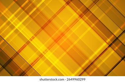 As linhas douradas de interseção formam um fundo xadrez radiante com gradientes quentes e efeitos de luz, ideais para temas de design elegantes ou energéticos.