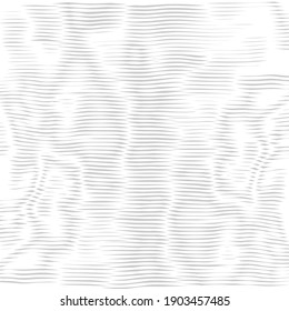 Intersecting lines the ripple effect striped. Wavy vibrant texture. Moire interference effect. Optical illusion art background.  Vector monochrome pattern