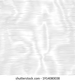 Intersecting lines the ripple effect striped. Wavy vibrant texture. Moire interference effect. Optical illusion art background.  Vector monochrome pattern