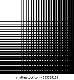 Intersecting straight lines. Grid, mesh texture. Editable vector