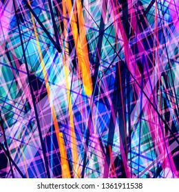 Tiras y líneas de intersección. Textura sin fisuras de color. Fondo abstracto vectorial para página web, fondo de banners, tela, decoración doméstica, envoltura