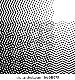 Intersecting wavy lines pattern / texture. Editable vector art.