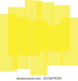 Intersecting yellow rectangles create a dynamic and modern abstract composition, ideal for backgrounds, presentations, or graphic design projects, conveying energy and vibrancy