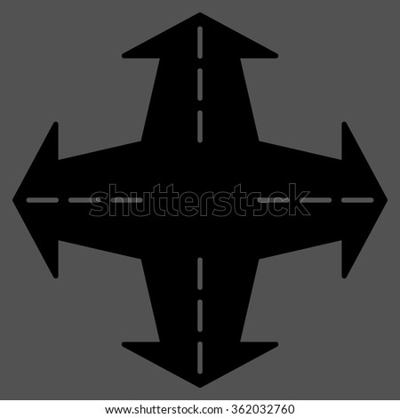 Intersection Directions Icon