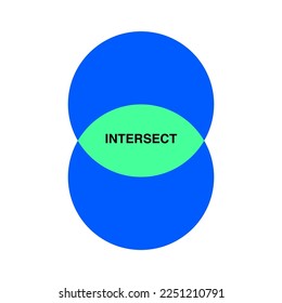 intersection icon symbol vector graphic illustration eps 