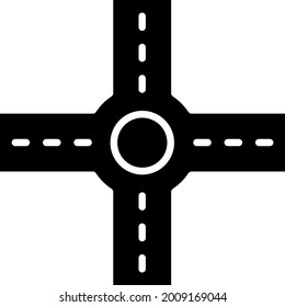 Intersection icon vector image. Can also be used for web apps, mobile apps and print media.
