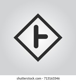 intersection road sign
