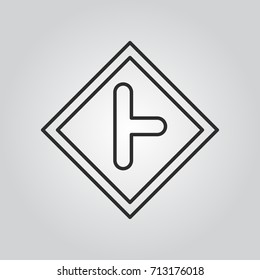 intersection road sign