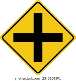intersection traffic signs on the road