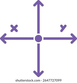 Ícone do vetor de interseção. Pode ser usado para impressão, aplicativos móveis e da Web.