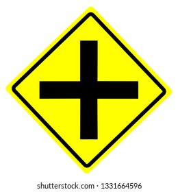 Intersection warning signs