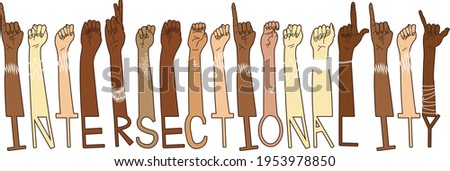 Intersectionality Diverse American Sign Language Artwork