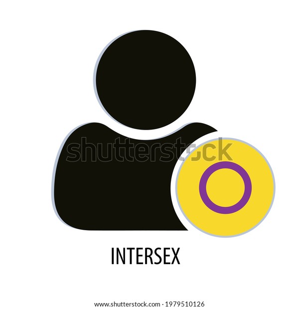 Intersex Human Sexual Identity Concept Vector Stock Vector Royalty