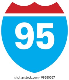 Interstate 95 Highway Sign