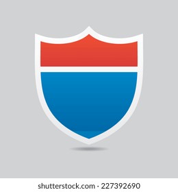 Interstate Road Shield Vector