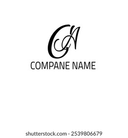 Intertwined CA Monogram Logo. A monogram logo featuring the letters "C" and "A" intertwined in an elegant, flowing script.