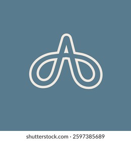 Intertwined Shapes Logo Design Vector