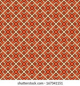 Intertwined Squares Pattern, abstract seamless pattern