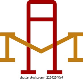 Intertwined Two Letters Monogram Logo for AM or MA