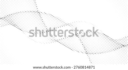Intertwining abstract waves formed by dots create a sophisticated, modern background with a sense of complexity.