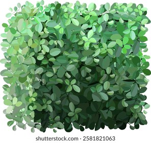 Intertwining lush green leaves create a rich, textured backdrop, offering an ideal setting for nature themed designs and projects, enhancing any visual composition with vibrant foliage