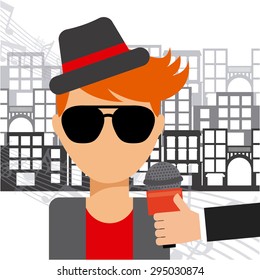 interview concept design, vector illustration eps10 graphic 