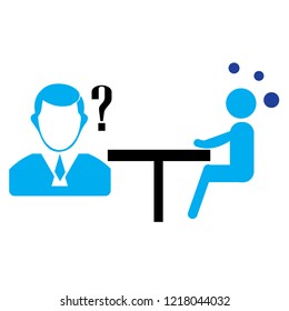 Interview Concept Icon
