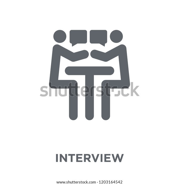 interview icon interview design concept human stock vector royalty free 1203164542 shutterstock