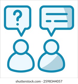 Interview Icon Element For Design