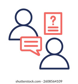 Interview Icon Element for Design
