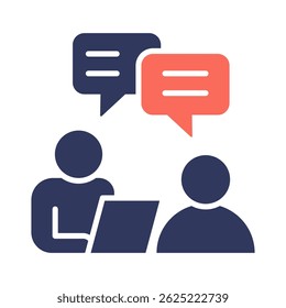 Interview Icon Element for Design