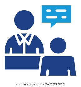 Elemento De Ícone De Entrevista Para Design