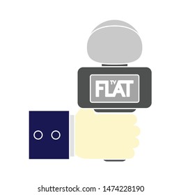 interview icon. flat illustration of interview vector icon. interview sign symbol