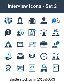 Interview Icons - Set 2