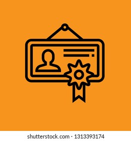 Interview Premium Icon Vector Download Template