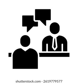 Interviews Icon Element For Design