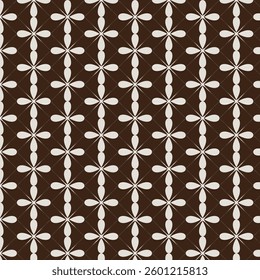 Interwoven Geometrical Line Pattern with a Tribal Aesthetic