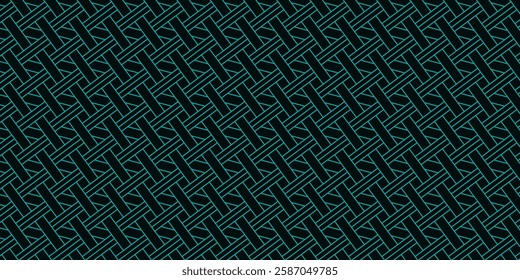 Interwoven Matrix of Midnight Blue