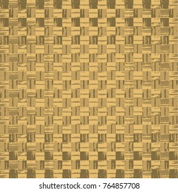Interwoven palm leaves pattern in beige color
