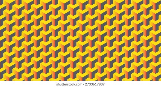 Formas en zigzag entrelazadas en un patrón de repetición sin fisuras.