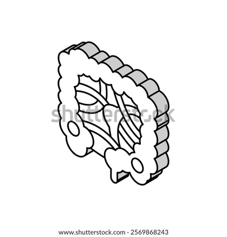 intestinal obstruction disease isometric icon vector. intestinal obstruction disease sign. isolated symbol illustration