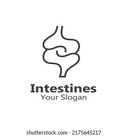 Intestine care human Logo Collections digestion Organ medical