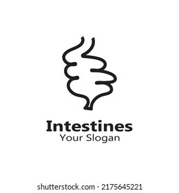 Intestine care human Logo Collections digestion Organ medical