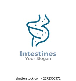 Intestine human Logo Collections digestion Organ medical design