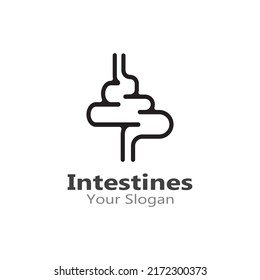 Intestine human Logo Collections digestion Organ medical design