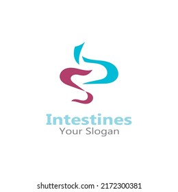 Intestine human Logo Collections digestion Organ medical design