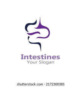 Intestine human Logo Collections digestion Organ medical design